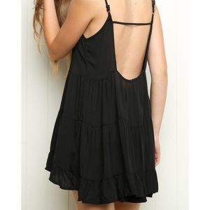 Floral Brandy Melville Open Back Dress
